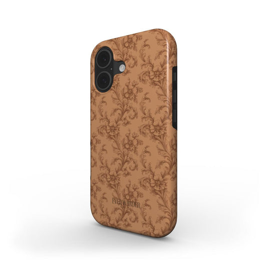 Antique Damask - Chiaroscuro Collection | Earthen Legacy | Deep Edition Tough Phone Case
