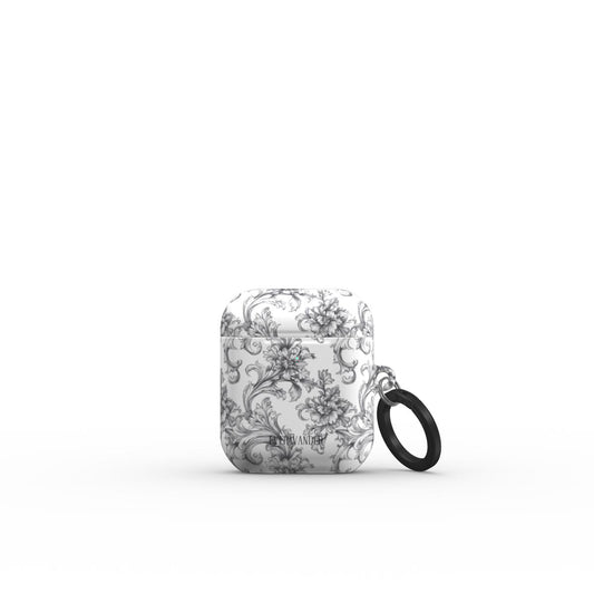 Antique Damask - Chiaroscuro Collection | Obsidian Manuscript | Pure Edition AirPods Case
