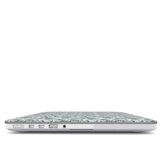 Antique Damask - Chiaroscuro Collection | Veridian Sanctuary | Pure Edition MacBook Case
