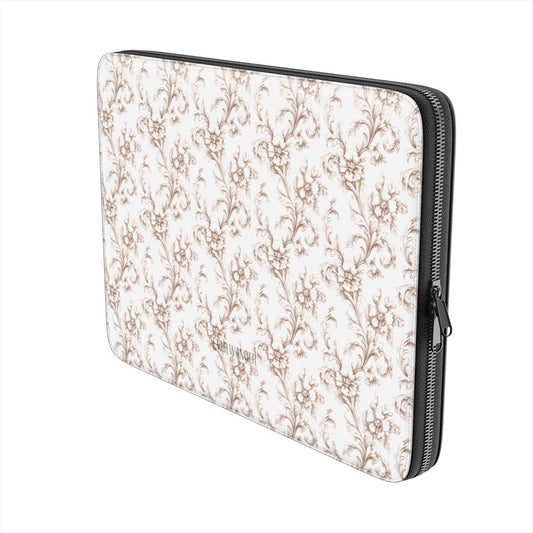 Antique Damask - The Chiaroscuro Collection | Earthen Legacy | Pure Edition Vegan Leather Laptop Sleeve