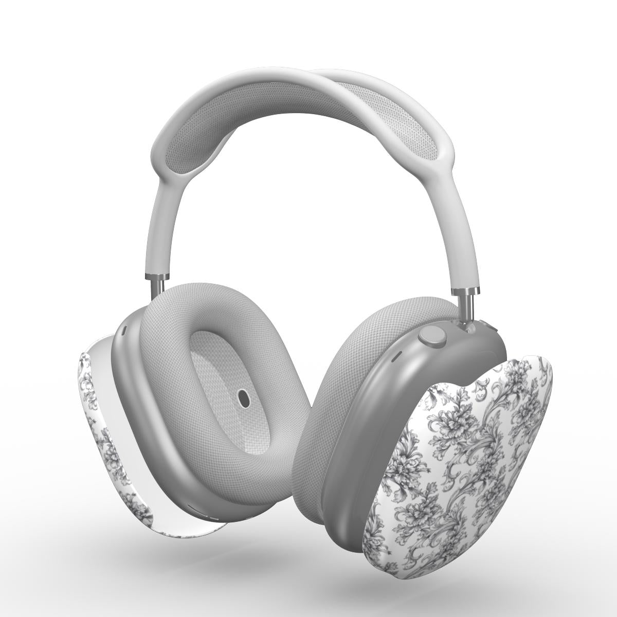 Antique Damask - The Chiaroscuro Collection | Obsidian Manuscript | Pure Edition AirPods Max Tough Case