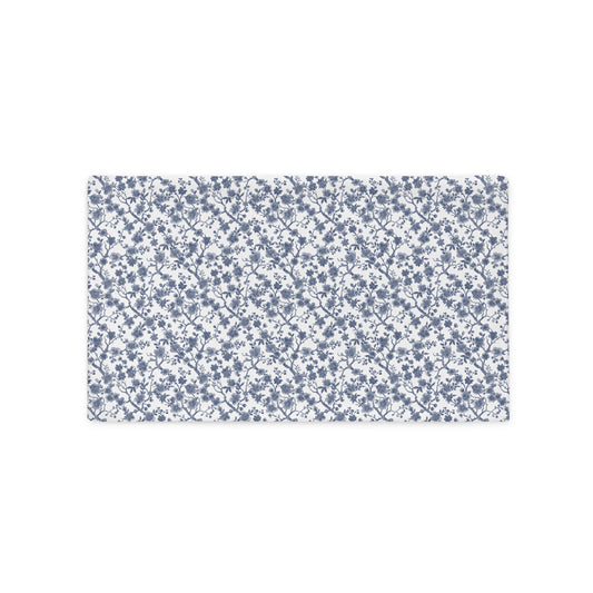 Collection Azure Botanics | Ashen whispers | Taie d'oreiller