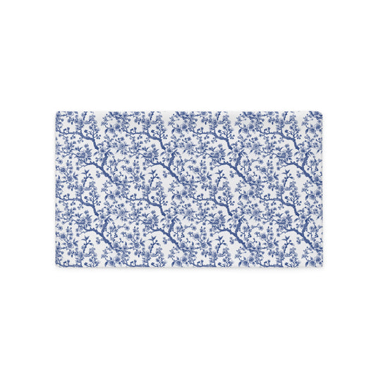 Collection Azure Botanics | Cobalt Garden | Taie d'oreiller