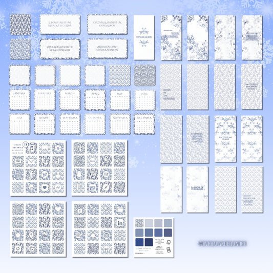 The Phone Sanctuary Suite — Ultimate Customization Kit | Azure Botanics Digital Aesthetic Pack