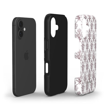 Antique Damask - Chiaroscuro Collection | Regal Burgundy | Pure Edition Tough Phone Case