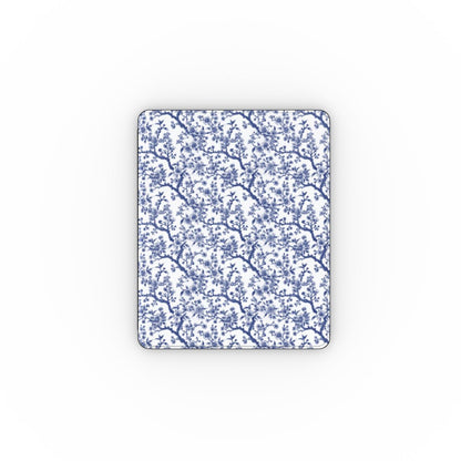 Cobalt Garden – Coque pour iPad avec support Apple Pencil