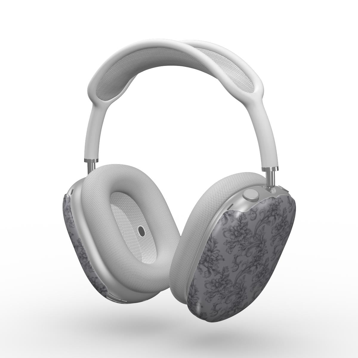 Antique Damask - The Chiaroscuro Collection | Obsidian Manuscript | Deep Edition AirPods Max Tough Case