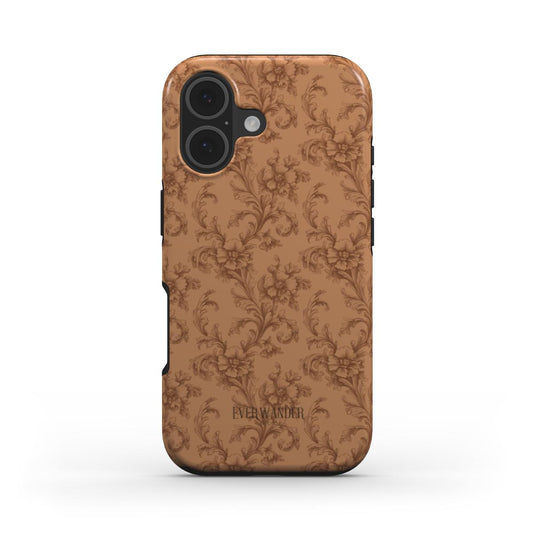 Antique Damask - Chiaroscuro Collection | Earthen Legacy | Deep Edition Tough Phone Case