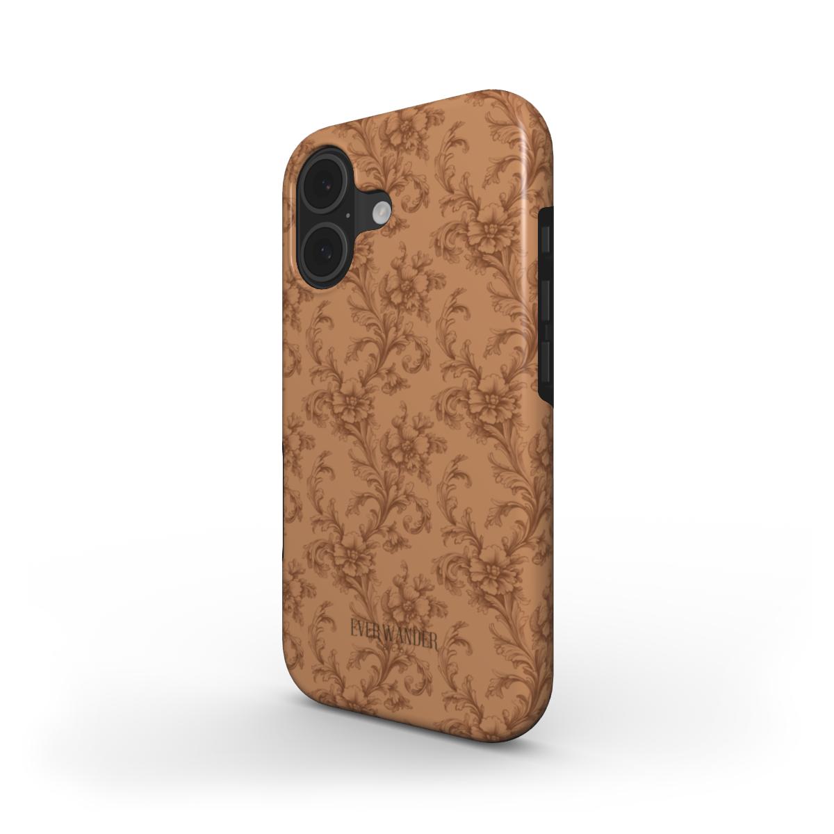 Antique Damask - Chiaroscuro Collection | Earthen Legacy | Deep Edition Tough Phone Case