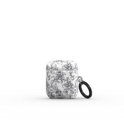 Antique Damask - Chiaroscuro Collection | Obsidian Manuscript | Pure Edition AirPods Case