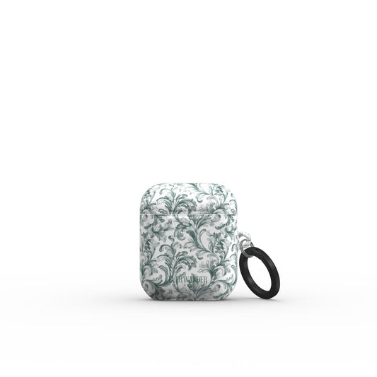 Antique Damask - Chiaroscuro Collection | Veridian Sanctuary | Pure Edition AirPods Tough Case