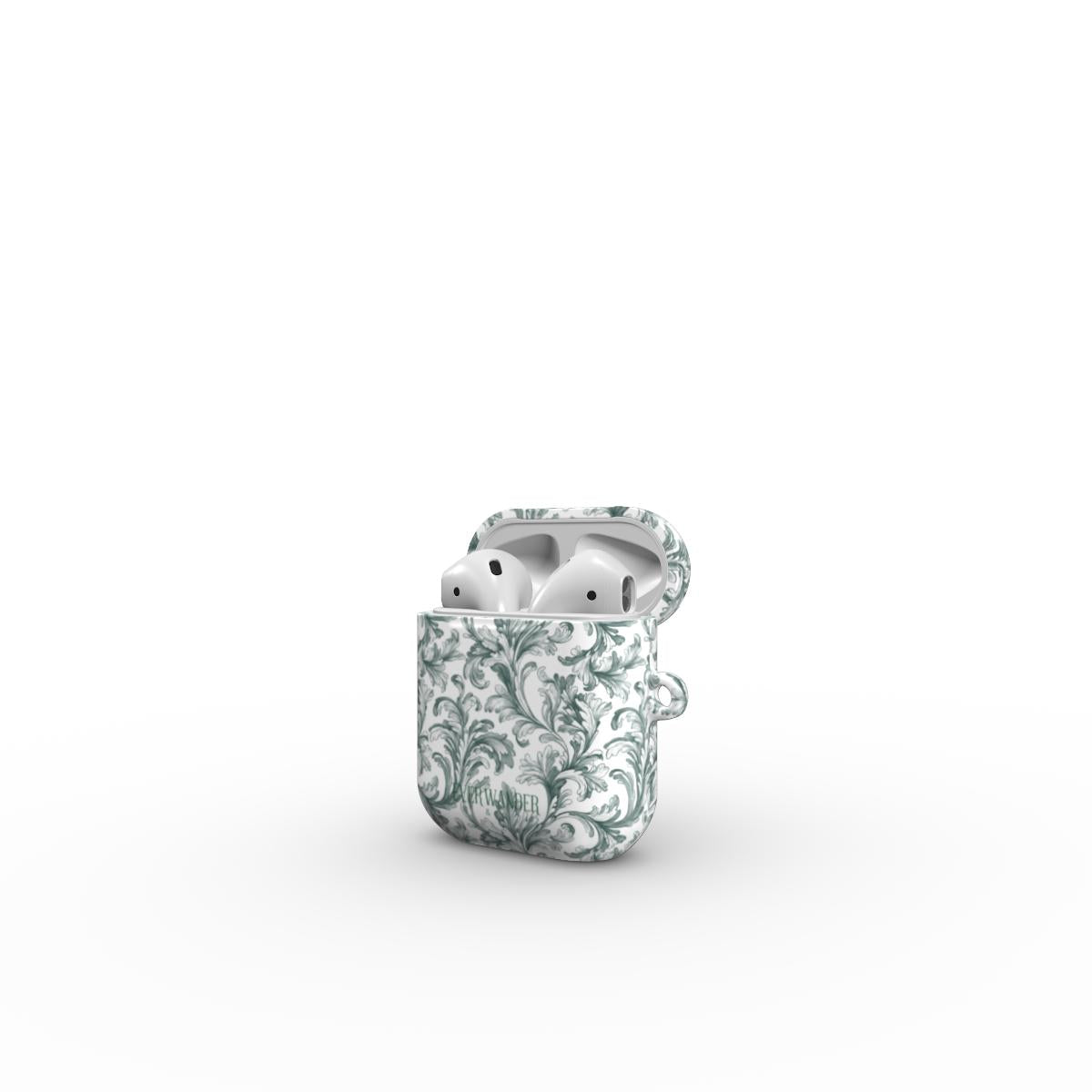 Antique Damask - Chiaroscuro Collection | Veridian Sanctuary | Pure Edition AirPods Tough Case