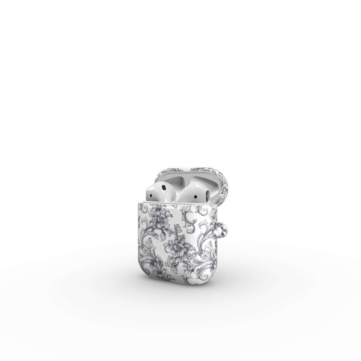 Antique Damask - Chiaroscuro Collection | Obsidian Manuscript | Pure Edition AirPods Case