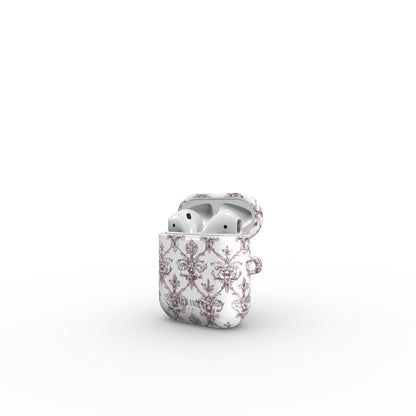 Antique Damask - Chiaroscuro Collection | Regal Burgundy | Pure Edition AirPods Tough Case