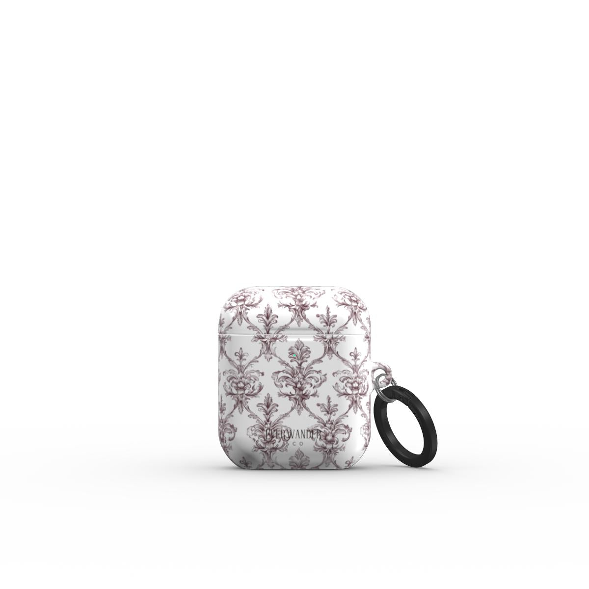 Antique Damask - Chiaroscuro Collection | Regal Burgundy | Pure Edition AirPods Tough Case