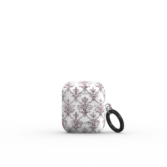 Antique Damask - Chiaroscuro Collection | Regal Burgundy | Pure Edition AirPods Tough Case
