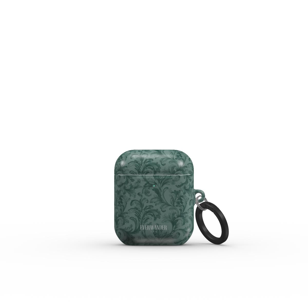 Antique Damask - Chiaroscuro Collection | Veridian Sanctuary | Deep Edition AirPods Tough Case