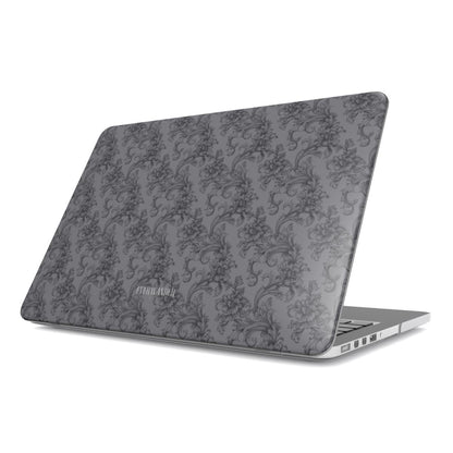 Antique Damask - Chiaroscuro Collection | Obsidian Manuscript | Deep Edition MacBook Case