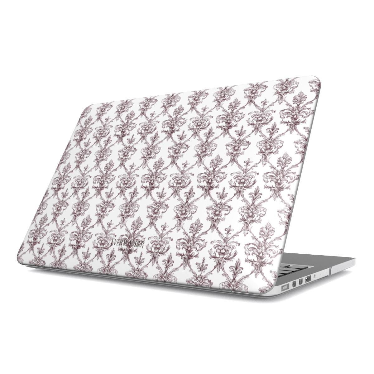 Antique Damask - The Chiaroscuro Collection | Regal Burgundy | Pure Edition MacBook Case