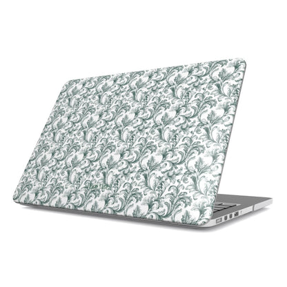 Antique Damask - Chiaroscuro Collection | Veridian Sanctuary | Pure Edition MacBook Case