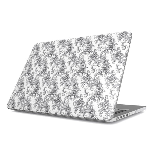 Antique Damask - Chiaroscuro Collection | Obsidian Manuscript | Pure Edition MacBook Case
