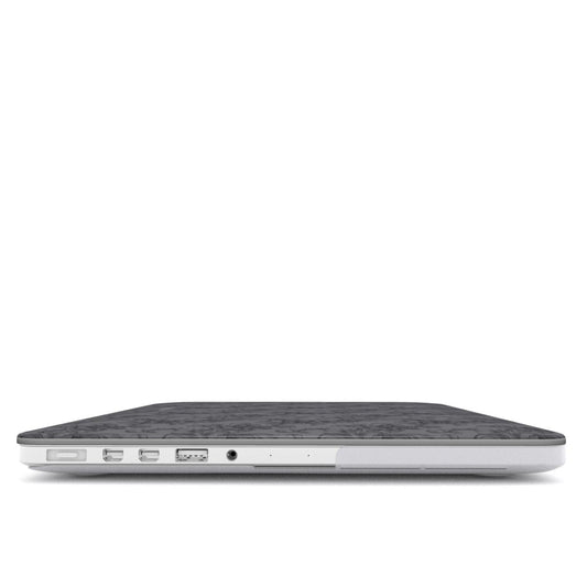Antique Damask - Chiaroscuro Collection | Obsidian Manuscript | Deep Edition MacBook Case