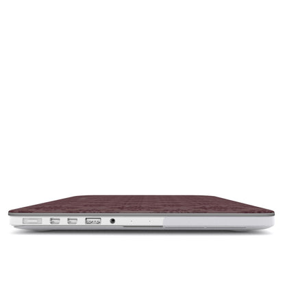 Antique Damask - Chiaroscuro Collection | Regal Burgundy | Deep Edition MacBook Case