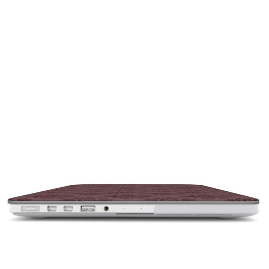 Antique Damask - Chiaroscuro Collection | Regal Burgundy | Deep Edition MacBook Case