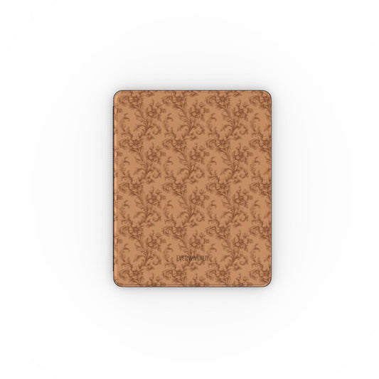 Antique Damask - The Chiaroscuro Collection | Earthen Legacy | Deep Edition Apple iPad Case with Pencil holder