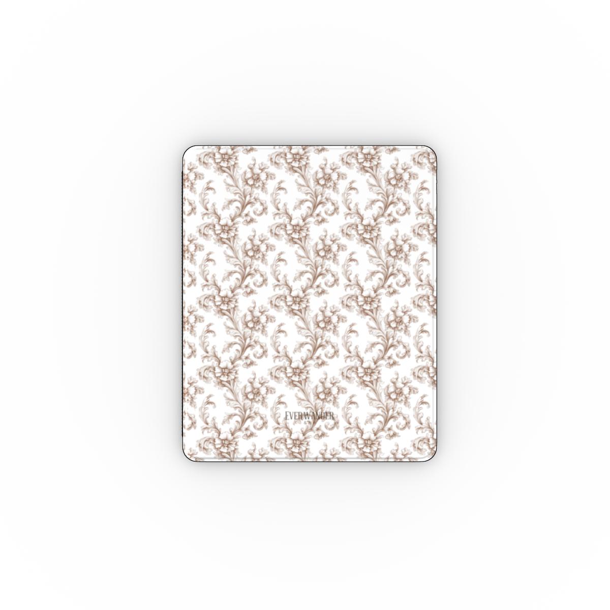 Antique Damask - The Chiaroscuro Collection | Earthen Legacy | Pure Edition Apple iPad Case with Pencil holder