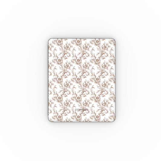 Antique Damask - The Chiaroscuro Collection | Earthen Legacy | Pure Edition Apple iPad Case with Pencil holder