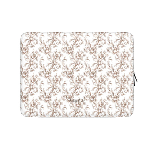 Antique Damask - The Chiaroscuro Collection | Earthen Legacy | Pure Edition Vegan Leather Laptop Sleeve