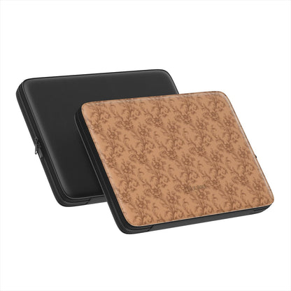 Antique Damask - The Chiaroscuro Collection | Earthen Legacy | Deep Edition Vegan Leather Laptop Sleeve
