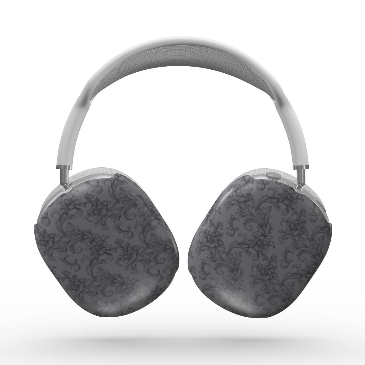 Antique Damask - The Chiaroscuro Collection | Obsidian Manuscript | Deep Edition AirPods Max Tough Case