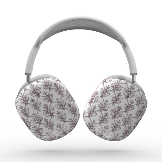 Antique Damask - The Chiaroscuro Collection | Regal Burgundy | Pure Edition AirPods Max Tough Case