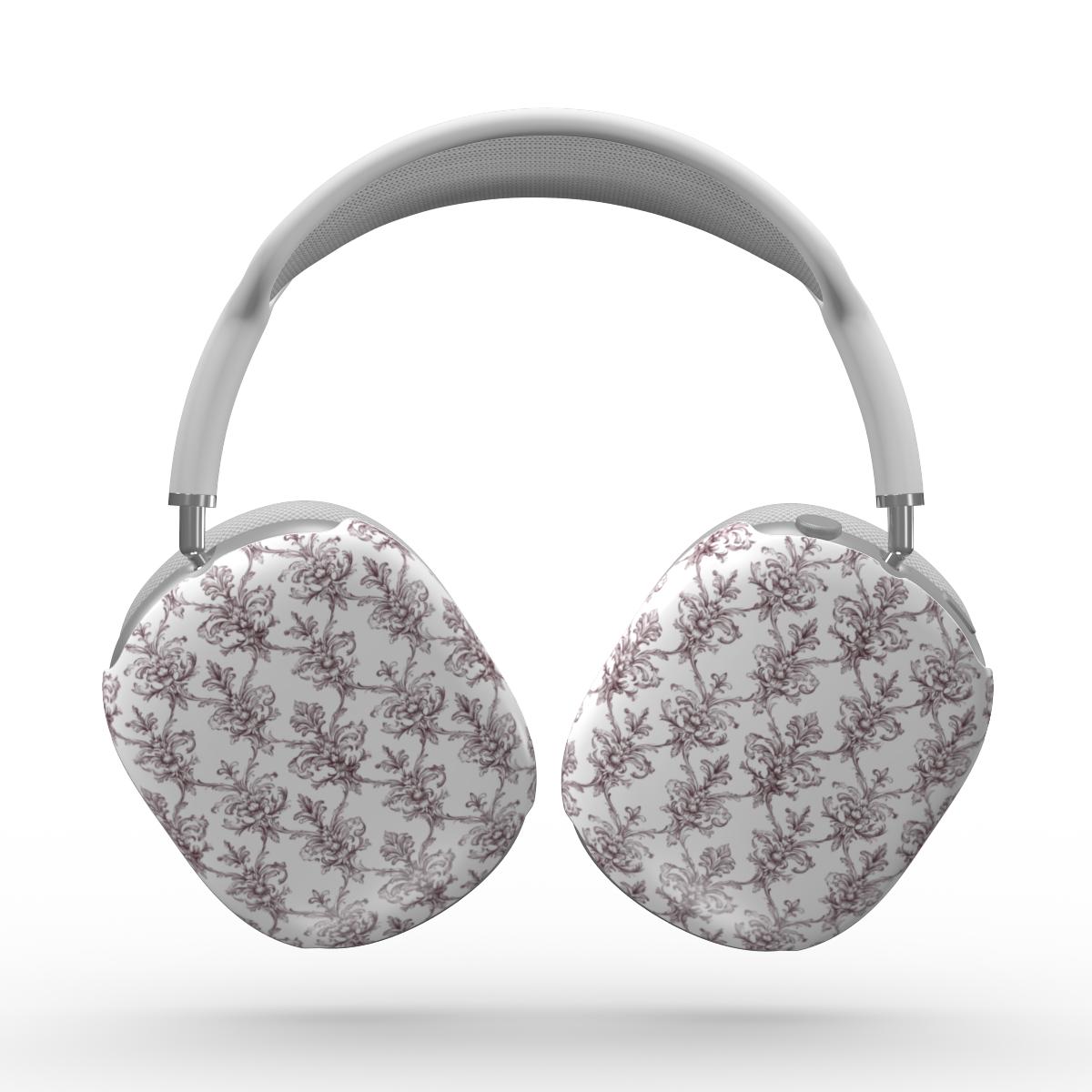 Antique Damask - The Chiaroscuro Collection | Regal Burgundy | Pure Edition AirPods Max Tough Case