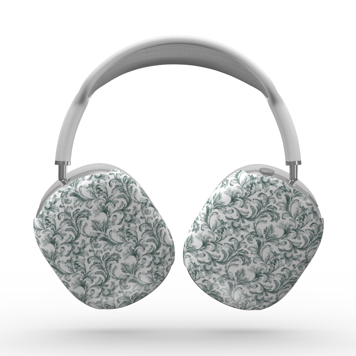 Antique Damask - The Chiaroscuro Collection | Veridian Sanctuary | Pure Edition AirPods Max Tough Case