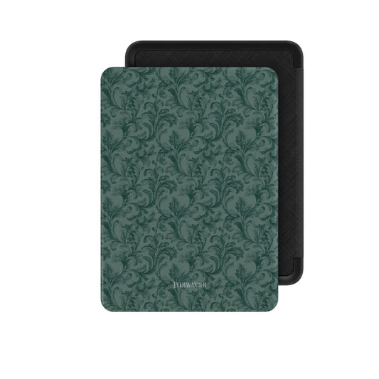 Kindle Case | Veridian Sanctuary (Deep Edition) | Antique Damask