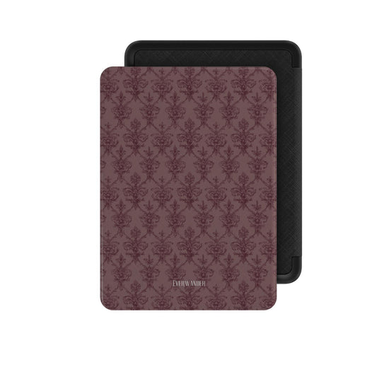 Kindle Case | Regal Burgundy (Deep Edition) | Antique Damask