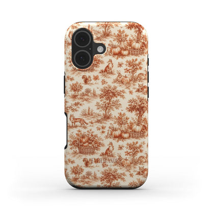 Tough Phone Case | Fox & Harvest Tales | Vintage Woodlands 