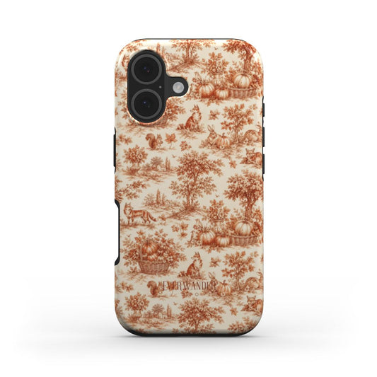 Tough Phone Case | Fox & Harvest Tales | Vintage Woodlands 