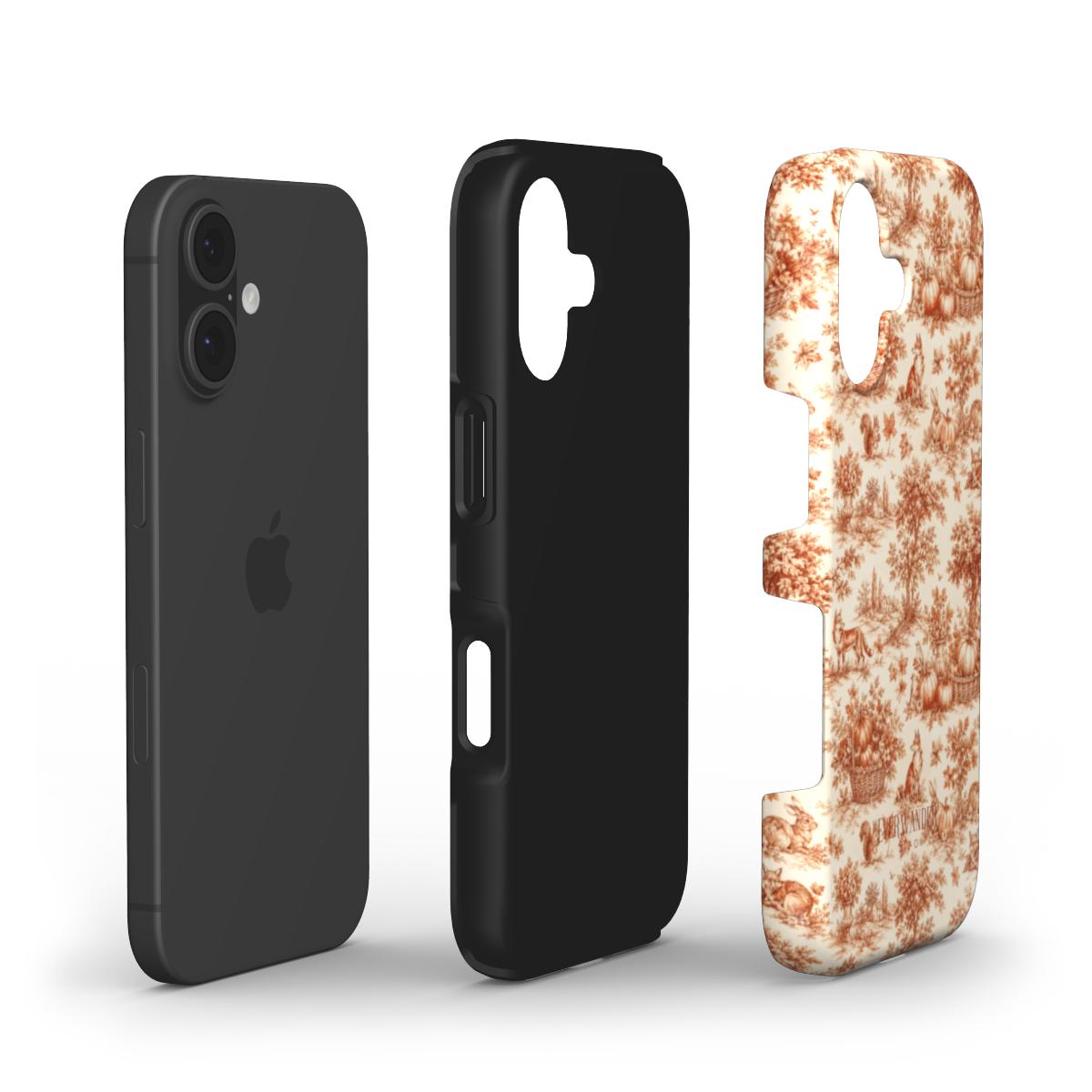 Tough Phone Case | Fox & Harvest Tales | Vintage Woodlands 