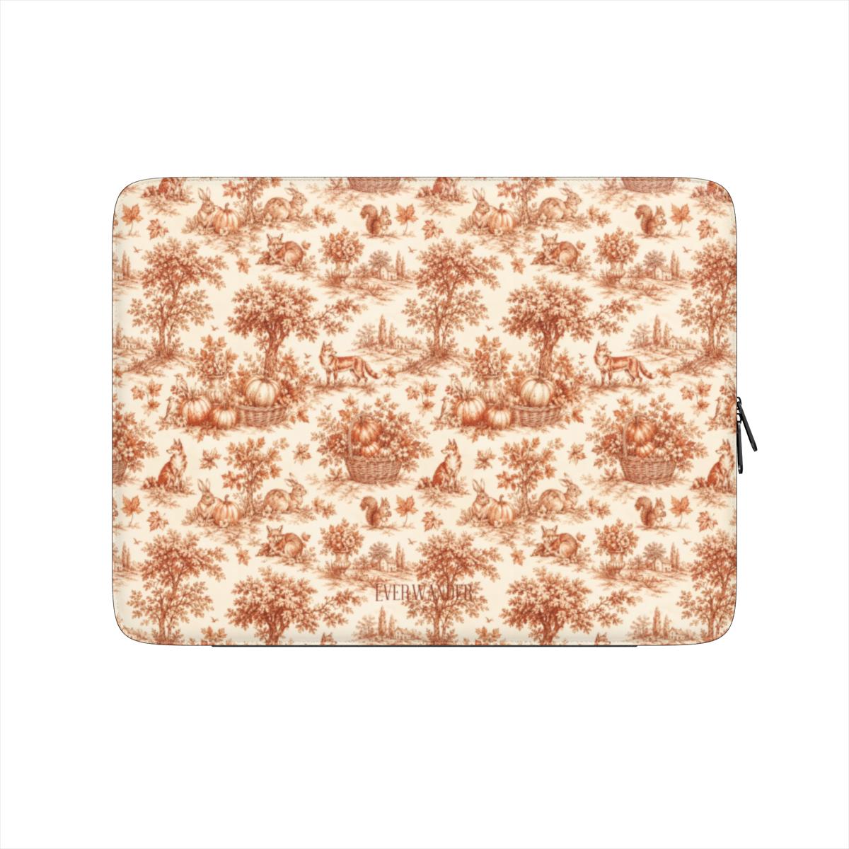 Laptop Sleeve | Fox & Harvest Tales | Vintage Woodlands 