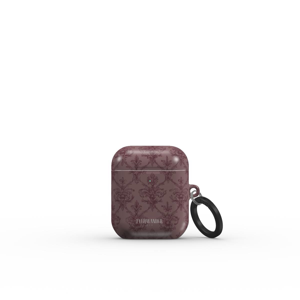 Antique Damask - Chiaroscuro Collection | Regal Burgundy | Deep Edition AirPods Tough Case