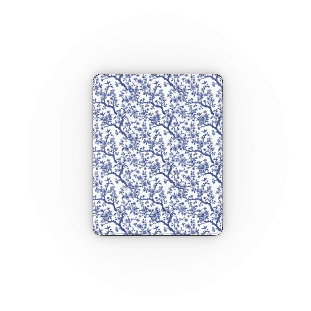 Collection Azure Botanics | Cobalt Garden | Étui de protection floral Cobalt audacieux avec porte-stylet