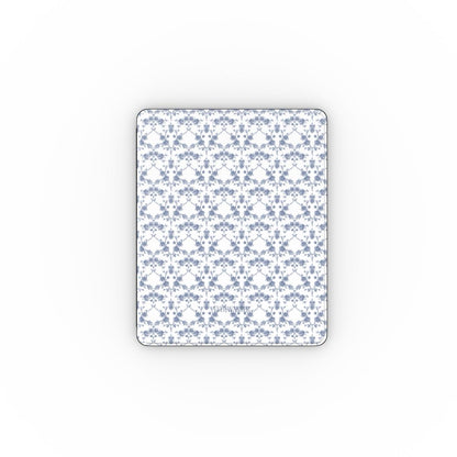 Collection Azure Botanics | Ethereal Delft | Porte-crayons à motif floral bleu de Delft avec porte-stylet