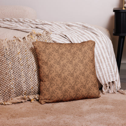 Antique Damask - The Chiaroscuro Collection | Earthen Legacy | Deep Edition Pillowcase