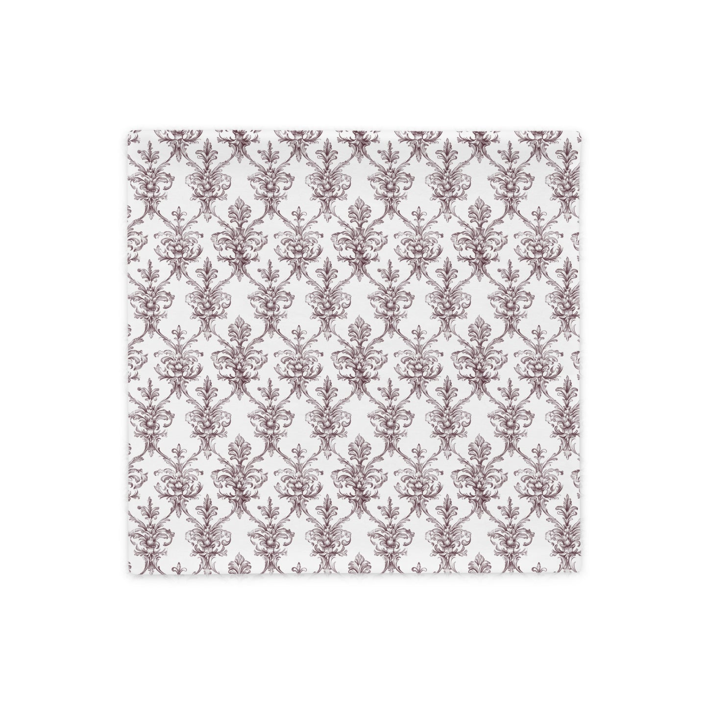 Antique Damask - Chiaroscuro Collection | Regal Burgundy | Pure Edition Pillowcase
