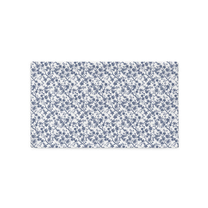 Collection Azure Botanics | Ashen whispers | Taie d'oreiller 