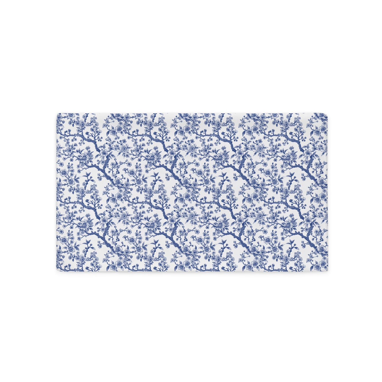 Collection Azure Botanics | Cobalt Garden | Taie d'oreiller